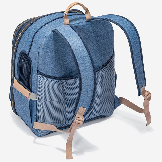 PETSFIT Pet Denim Blue Backpack