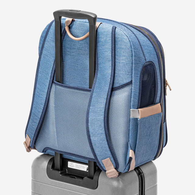 PETSFIT Pet Denim Blue Backpack