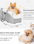 PETSFIT Small Dog Console Car Seat