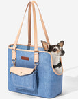 PETSFIT Stylish Denim Pet Tote Bags