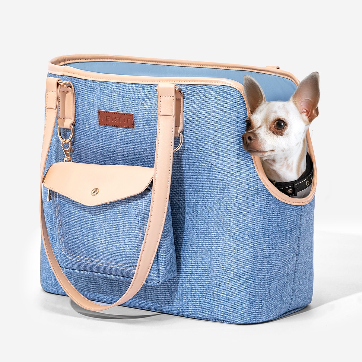 PETSFIT Stylish Denim Pet Tote Bags