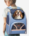 PETSFIT Denim Backpack for Pets