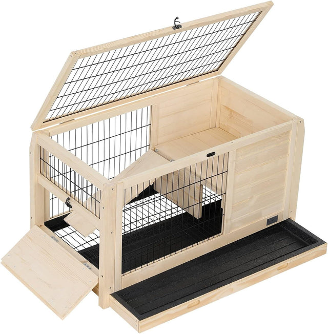 Indoor Rabbit Huge Rabbit Hutch PETSFIT Huge Rabbit Cage