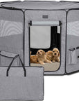 PETSFIT Pet Pop Up Playpen Portable Small Dog Pen For Small Medium Dogs Puppy - PETSFIT STORE