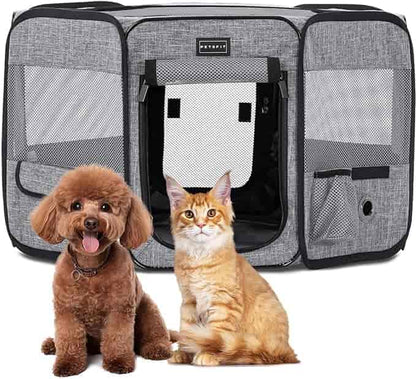 PETSFIT Pet Pop Up Playpen Portable Small Dog Pen For Small Medium Dogs Puppy - PETSFIT STORE