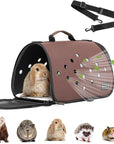 Petsfit-rabbit-carrier-with a comfortable interior-for-travel-small-animal