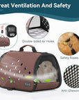 Petsfit-rabbit-carrier-with a comfortable interior-for-travel-detail-01