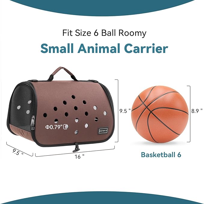 Petsfit-rabbit-carrier-with a comfortable interior-for-travel-detail-02