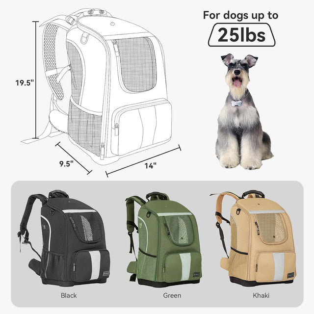 Petsfit Pet Carrier Dog Backpack with Upgraded Weight Reduction Design-Pet Supplies