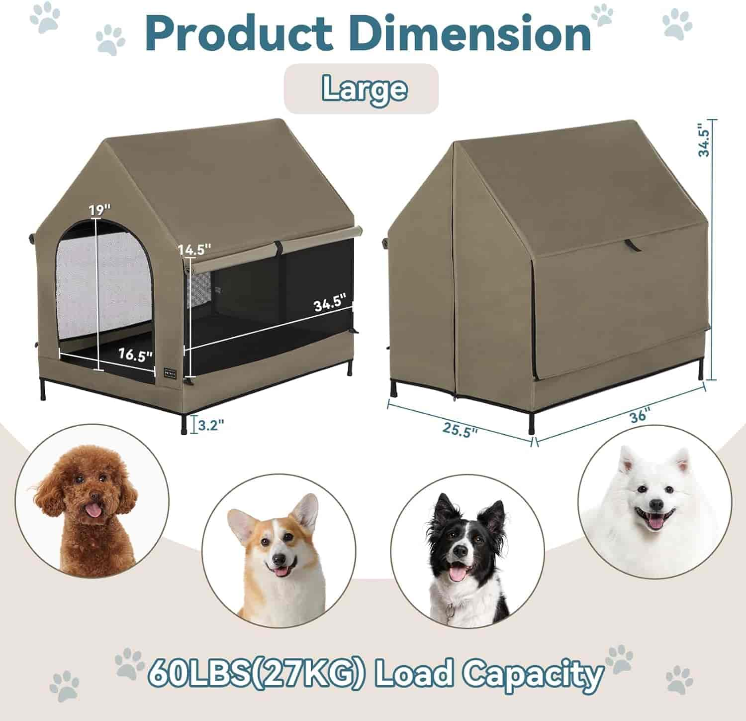 Portable-Large-Dog-House-with-Removable-Cover