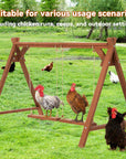 PETSFIT 2 Chicken Swings And Toys Chicken Perch for 6-8 Chickens - PETSFIT STORE