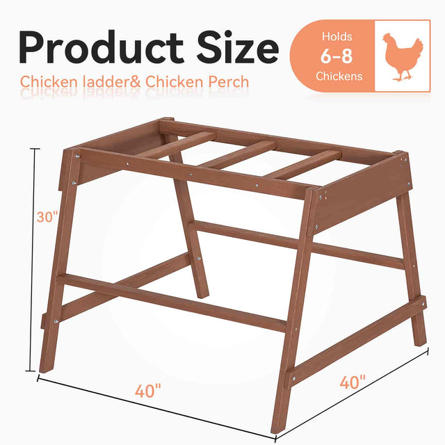 PETSFIT Chicken Coop Accessory with Multiple Chicken Perches -   PETSFIT STORE