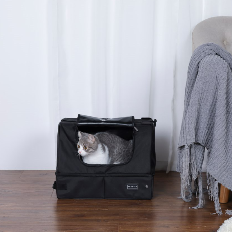 PETSFIT Upgrade Portable Travel Cat Litter Box - PETSFIT STORE