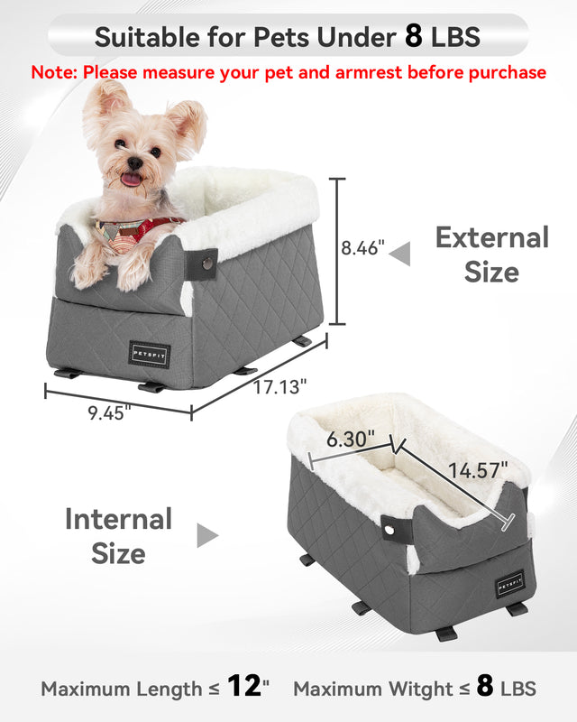 PETSFIT console dog car seat lifestyle detail view