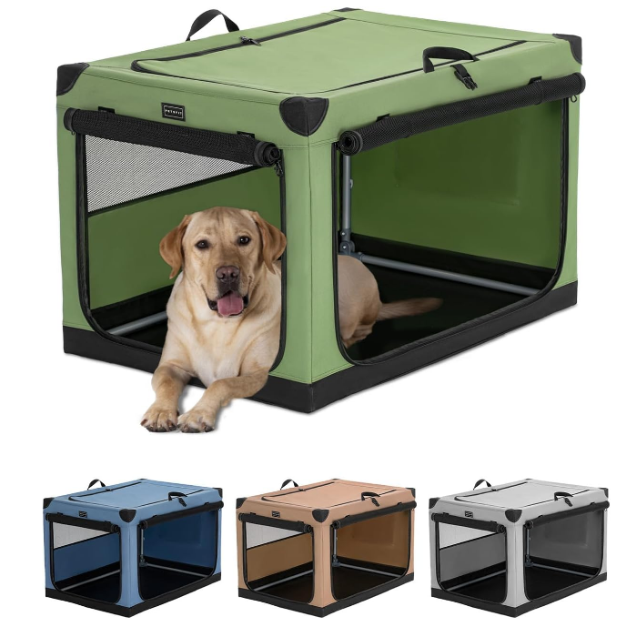 PETSFIT Portable Soft Collapsible Dog Crate