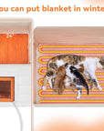 PETSFIT Heated Cat House Outdoor