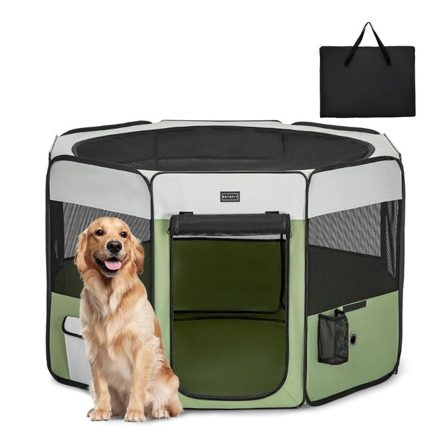  large-dog-playpen-green-l