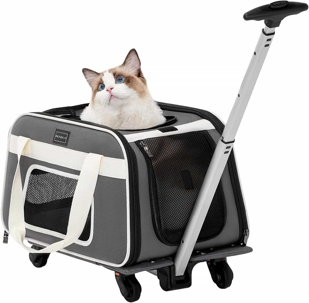 PETSFIT Pet Travel Carrier With Wheels - PETSFIT STORE