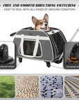 PETSFIT Pet Travel Carrier With Wheels - PETSFIT STORE