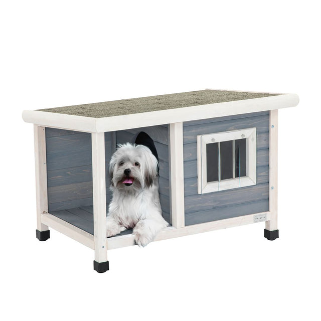 PETSFIT Outdoor  Dog House Wooden for Small Dogs