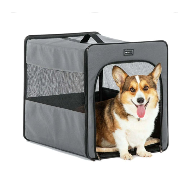 PETSFIT Dog Crate For Travel Collapsible Dog Crate