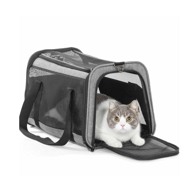 PETSFIT Large Capacity Lightweight Washable Soft-Sided Pet Travel Carrier