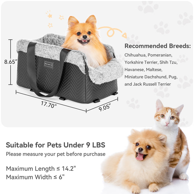 PETSFIT Center Console Dog Car Seat