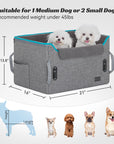 petsfit-dog-booster-car-seat-dog-car-seat-for-medium-dogs-with-2-clip-on-safety-leashes