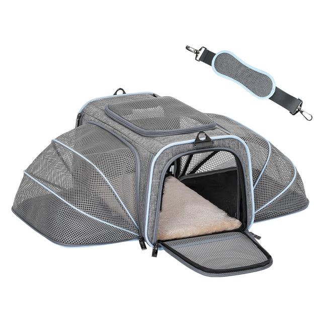 Étui chariot extra large pour animaux de compagnie amovible pliable Étui chariot extra large pour animaux de compagnie amovible pliable