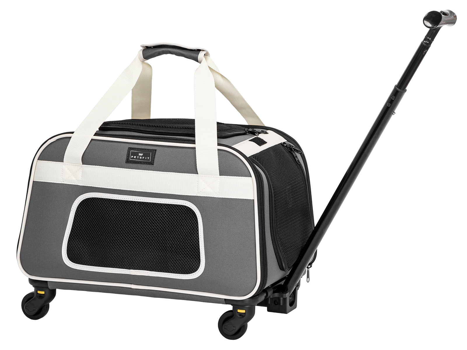 for pets only キャリーバッグ Pet Travel Carrier With Wheels Pet Rolling Carrier – PETSFIT