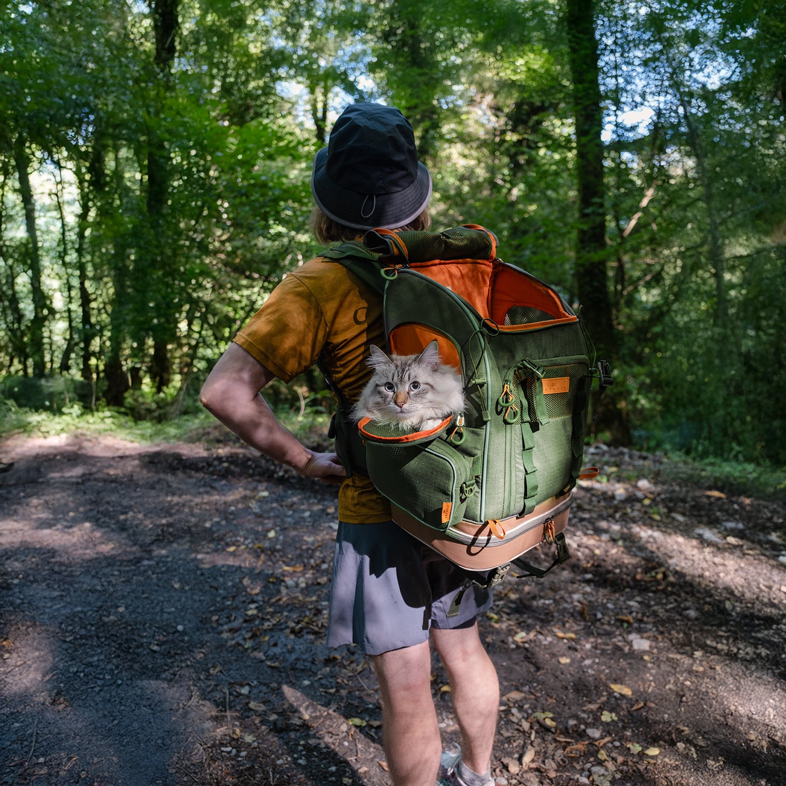 Dog & Cat Hiking Backpack Carrier – Multi-Compartment Pet Carrier