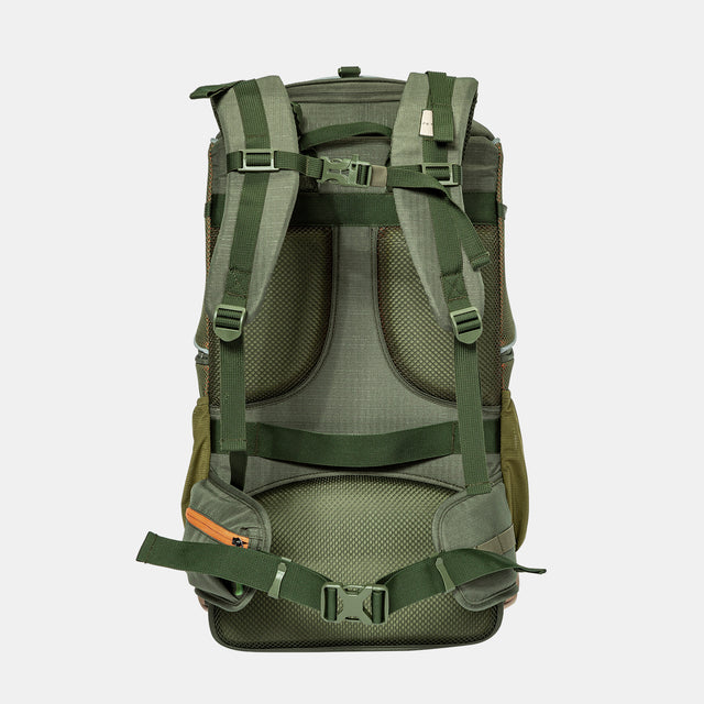 PETSFIT WildPath dual-pet hiking carrier backpack with zippered divider, mesh ventilation, and safety features