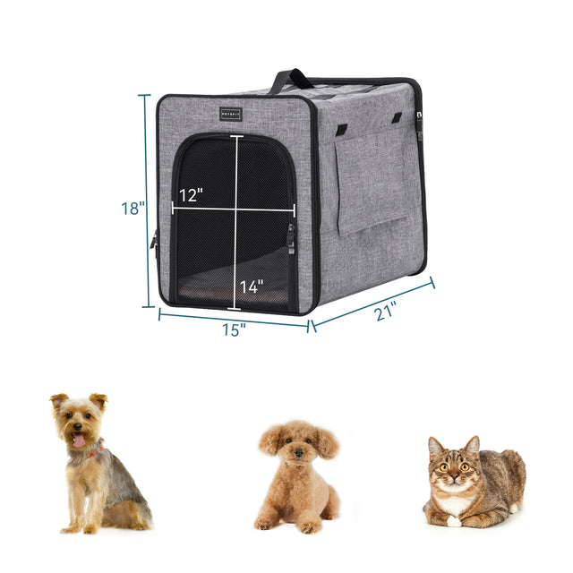 PETSFIT wire frame soft pet crate collapsible and portable