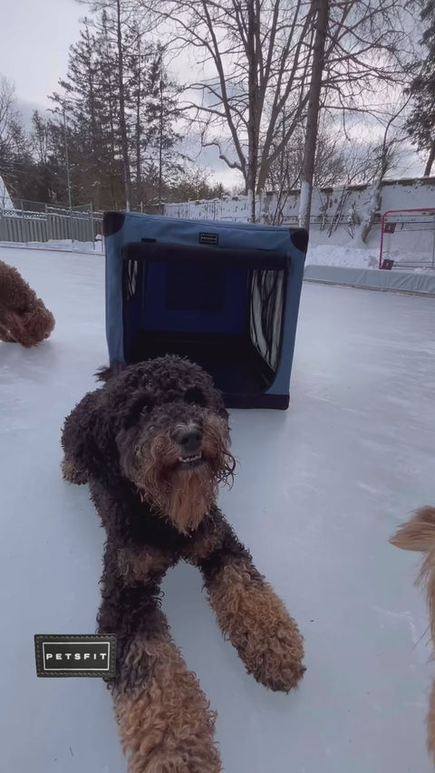 Stunning Collapsible Dog Crate For Utility Closet image