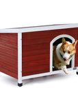 Petsfit-Weatherproof-Wooden-Outdoor-Dog-House-01