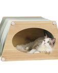 Petsfit-Modern-Style-Wood-Cat-House-with-Soft-Mat-08