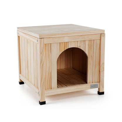 Petsfit-Indoor-Dog-House-Wood-with-Elevated-and-Ventilate-Floor-01