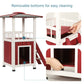 Petsfit-Outside-2-Story-Wood-Cat-Condo-with-Ladder-Waterproof-05
