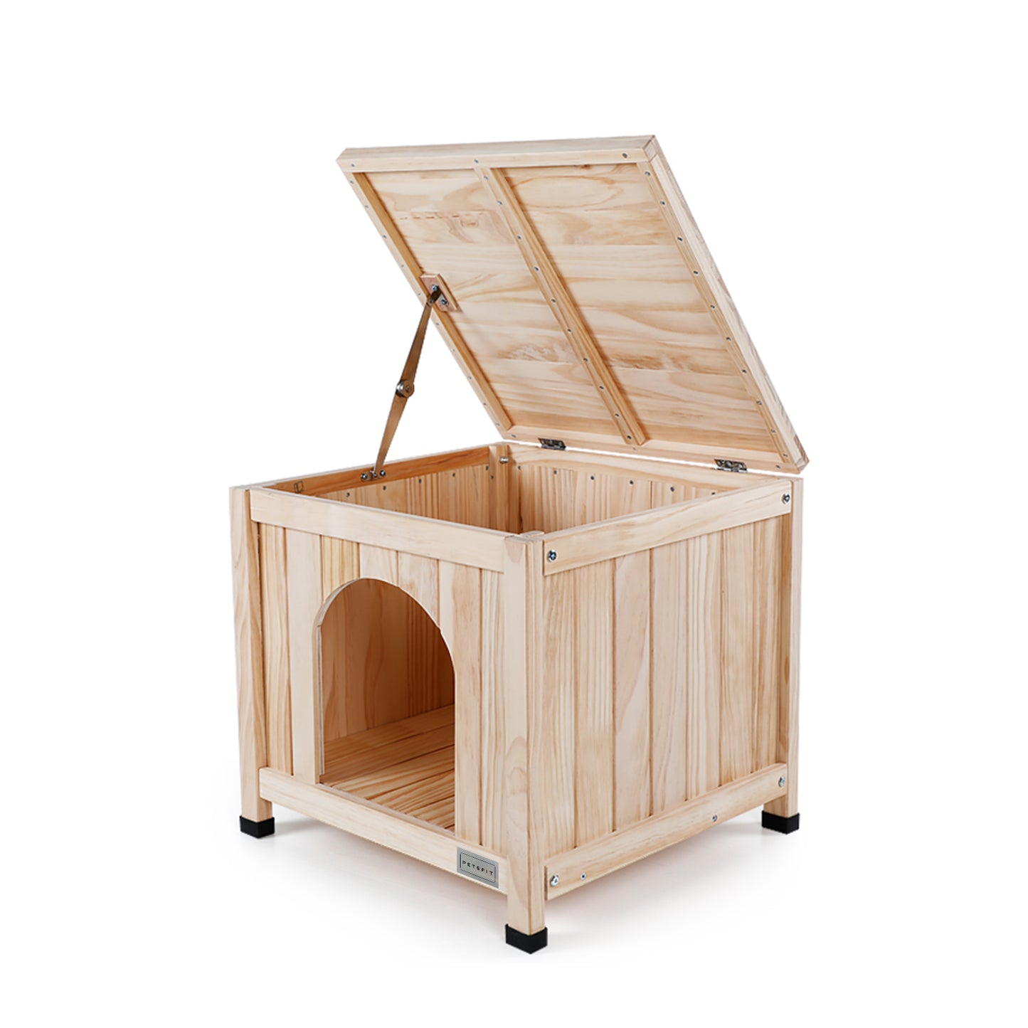 Petsfit-Indoor-Dog-House-Wood-with-Elevated-and-Ventilate-Floor-03